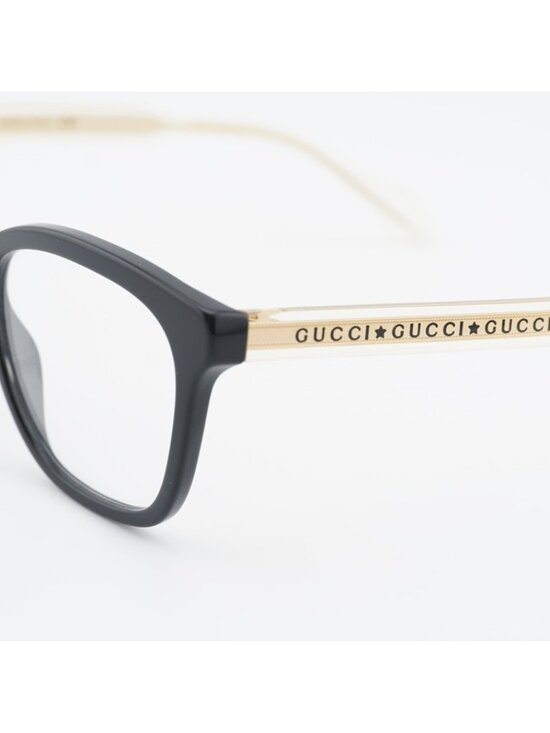 Gucci GG0566O 001 Eyeglasses Black 52mm Square Frame main image 10